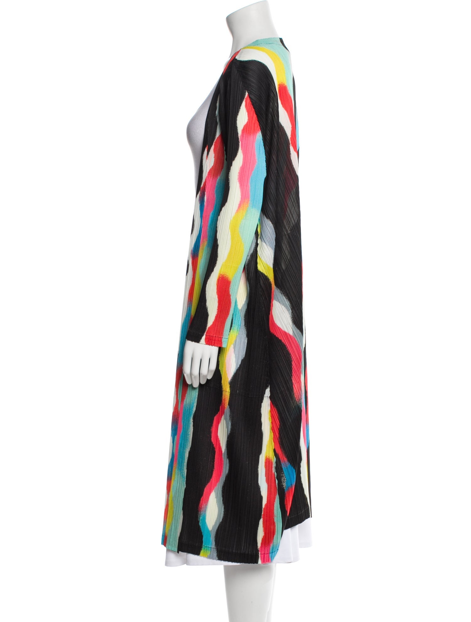 Pleats Please Issey Miyake Striped Jacket