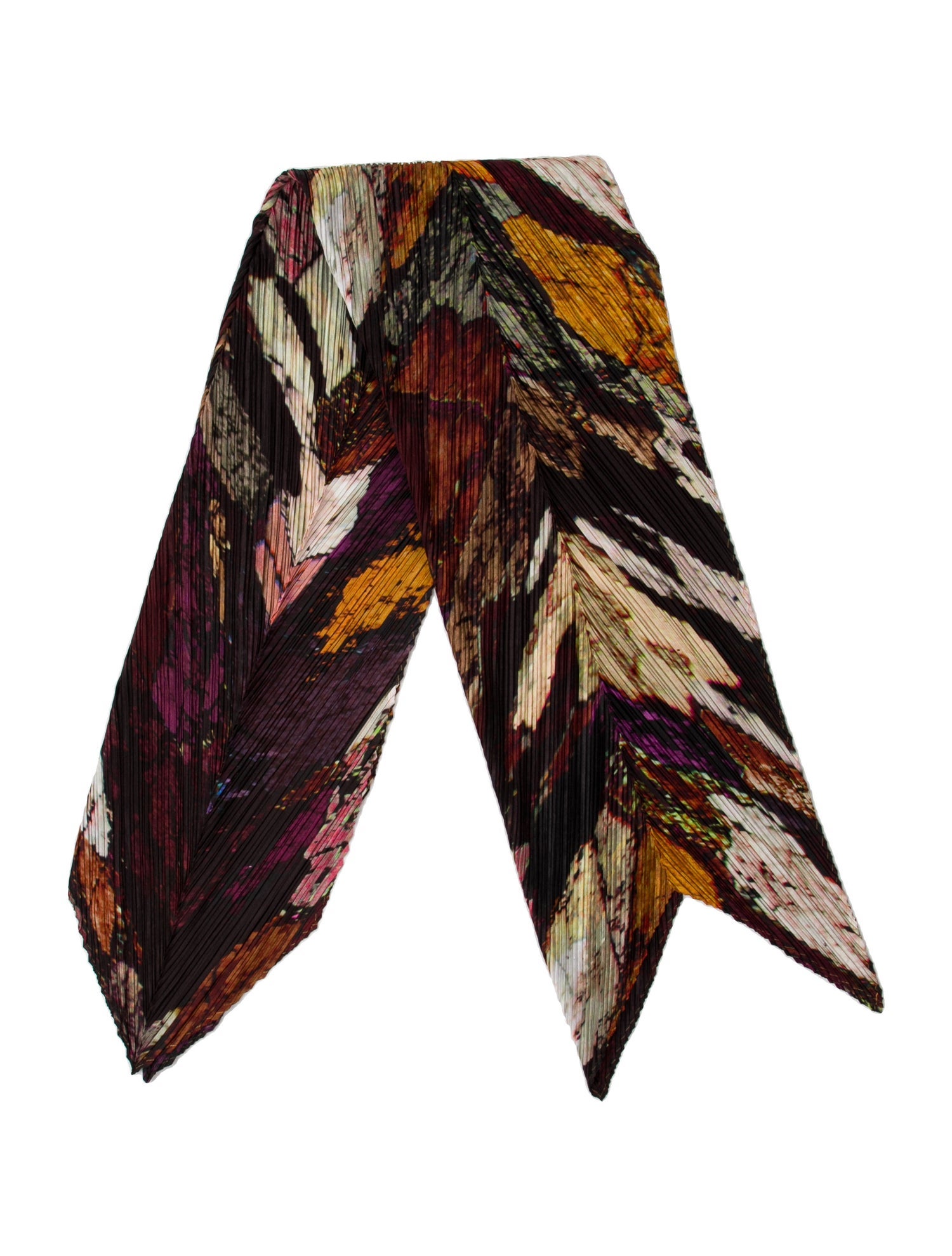 Pleats Please Issey Miyake Printed Scarf w/ Tags