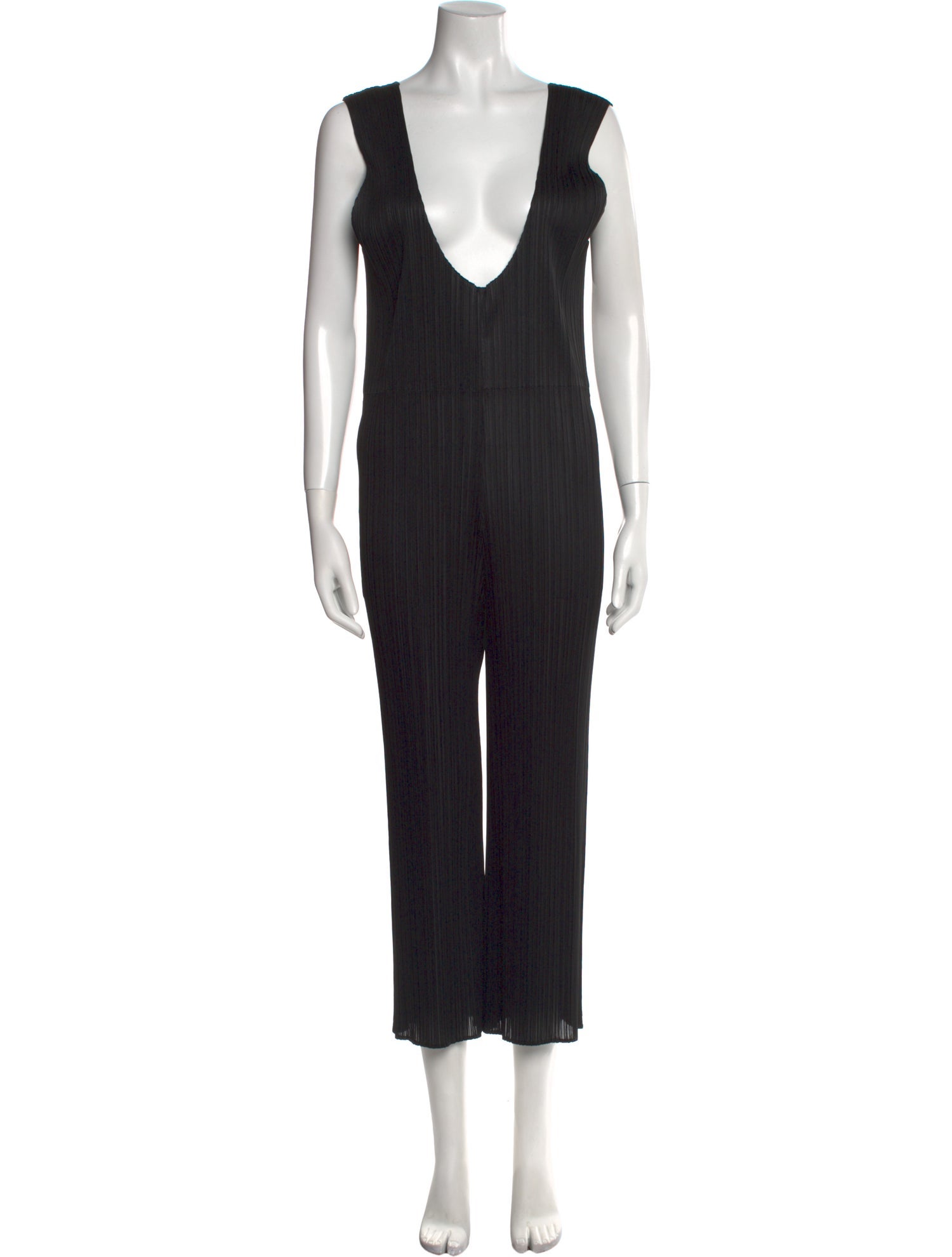 Pleats Please Issey Miyake 2022 Plunge Neckline Jumpsuit