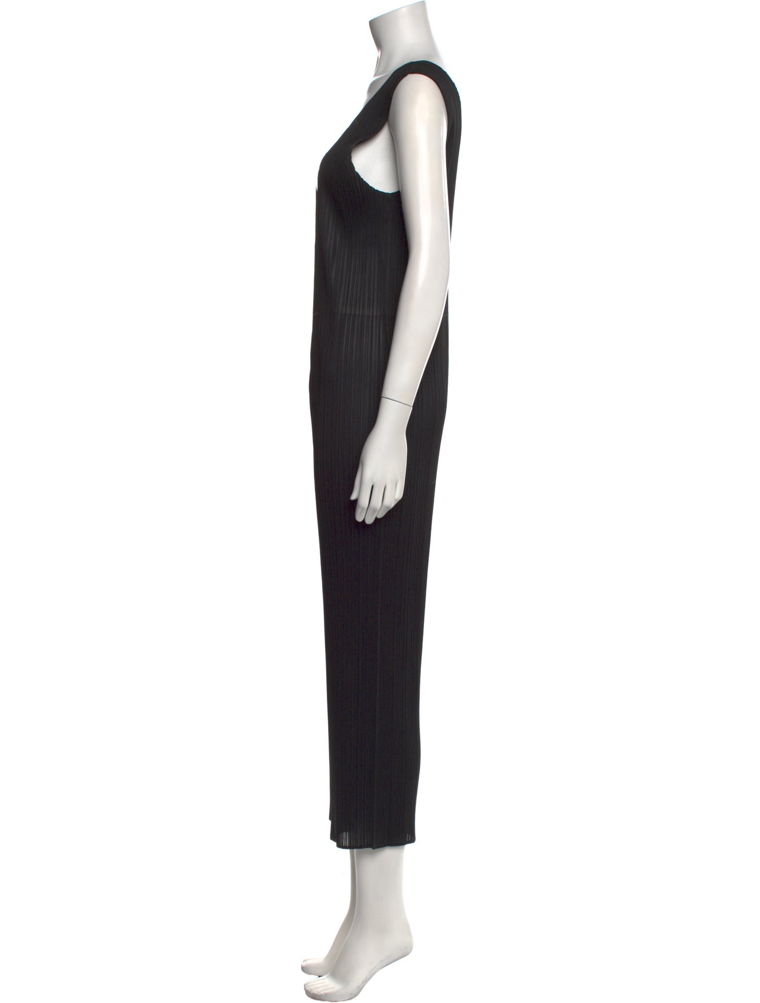 Pleats Please Issey Miyake 2022 Plunge Neckline Jumpsuit