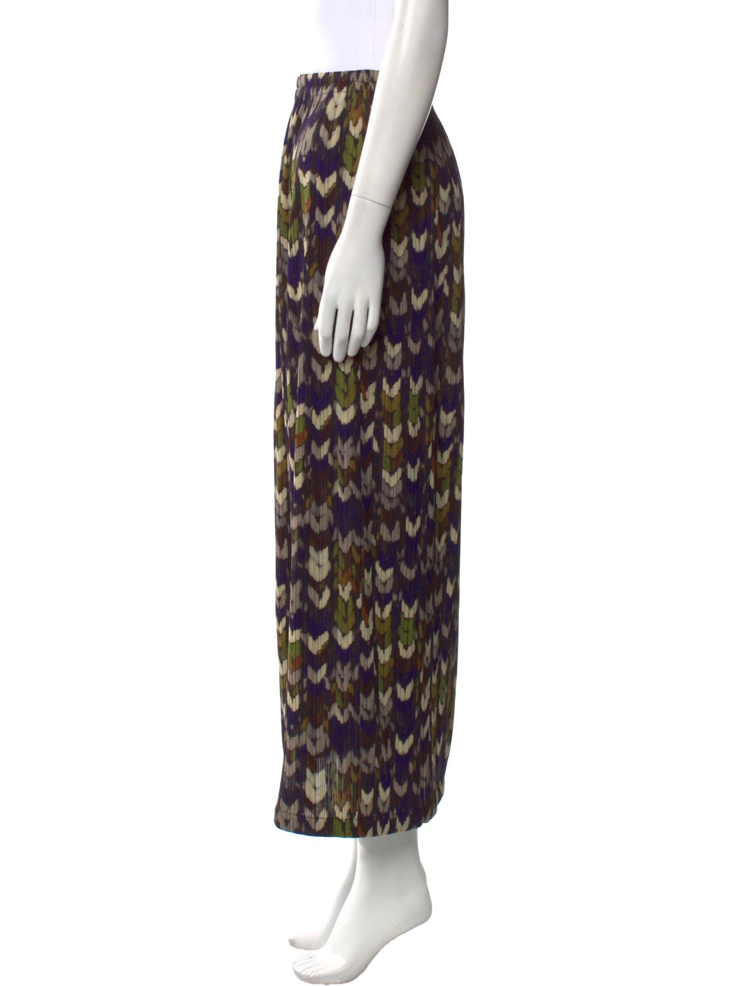 Pleats Please Issey Miyake Vintage Midi Length Skirt