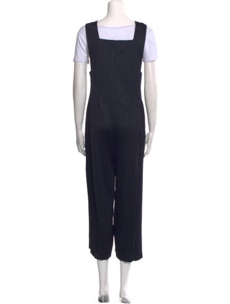 Pleats Please Issey Miyake Square Neckline Jumpsuit