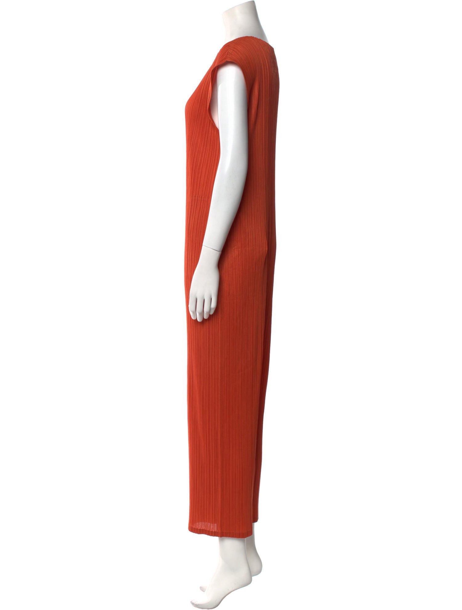 Pleats Please Issey Miyake Cowl Neck Jumpsuit