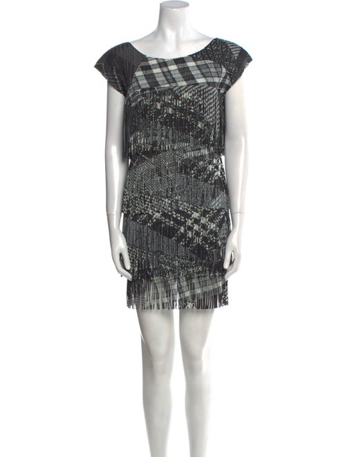 Pleats Please Issey Miyake Printed Mini Dress