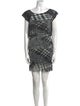 Pleats Please Issey Miyake Printed Mini Dress