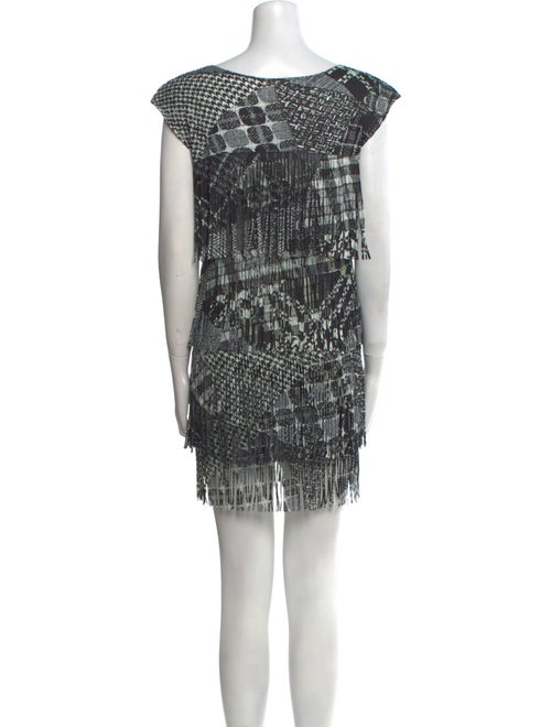 Pleats Please Issey Miyake Printed Mini Dress
