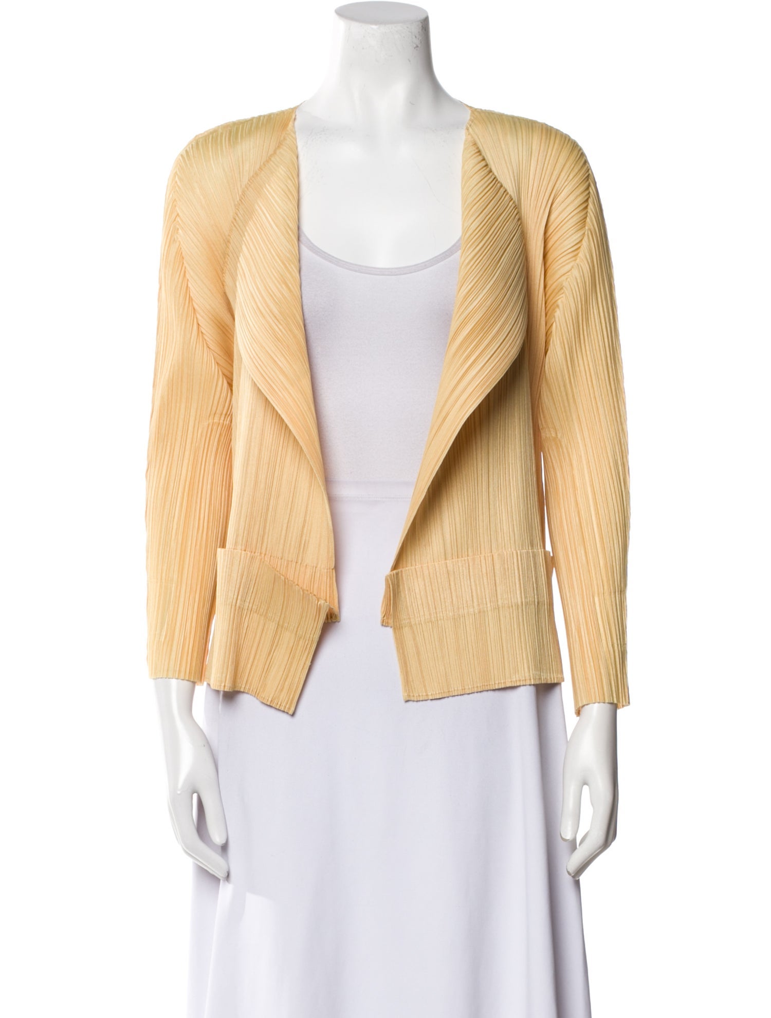 Pleats Please Issey Miyake Striped Jacket