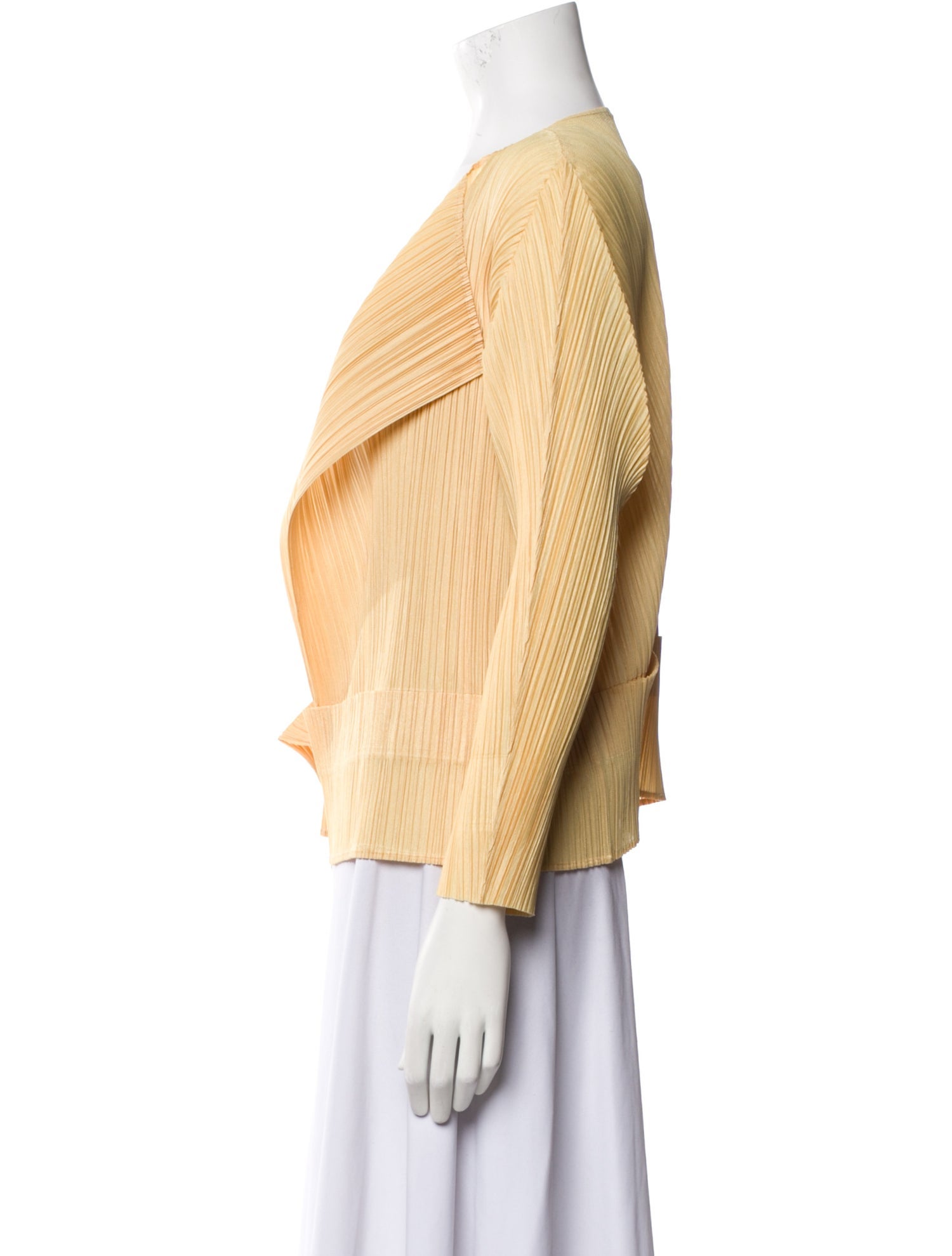 Pleats Please Issey Miyake Striped Jacket