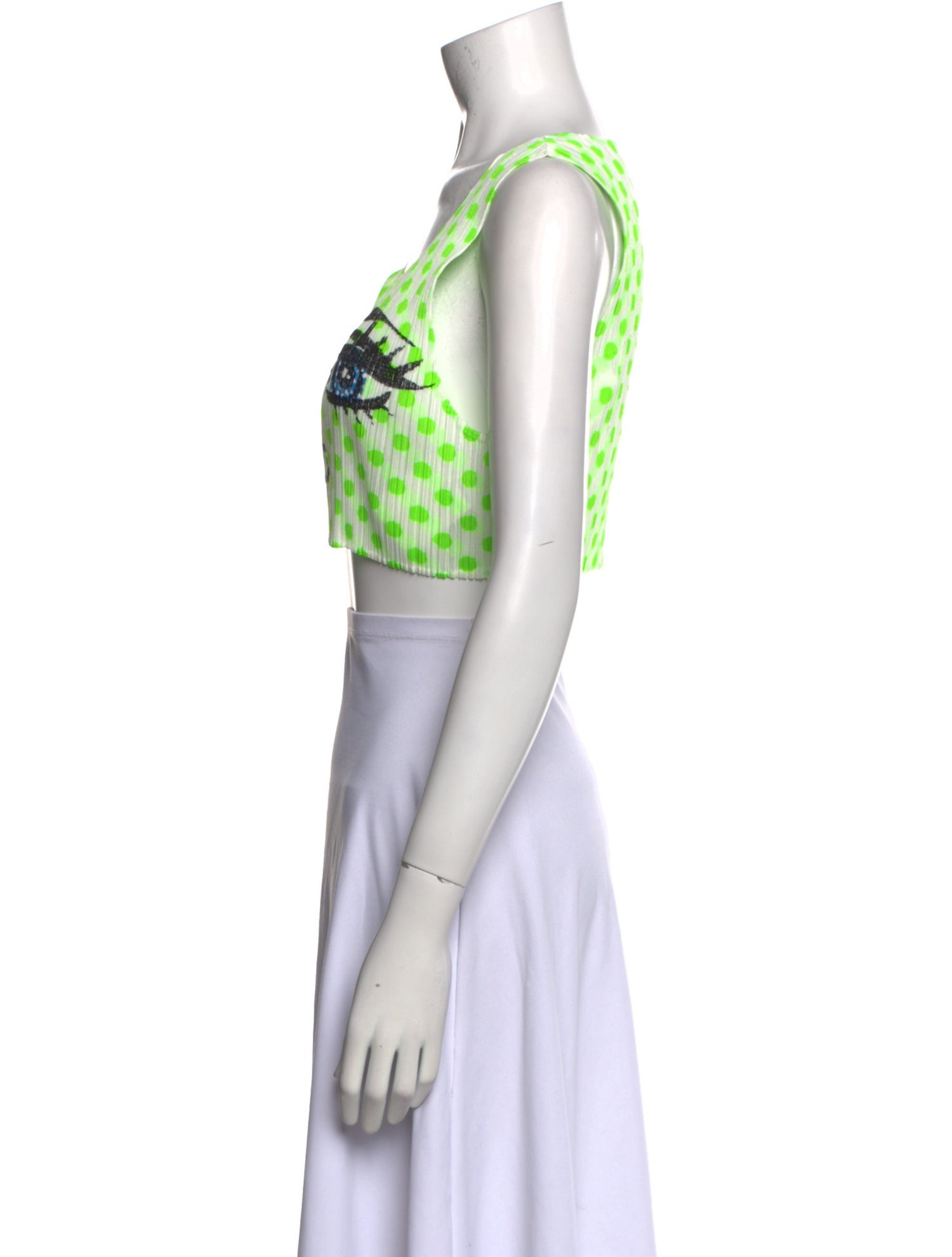 Pleats Please Issey Miyake Vintage 2007 Crop Top