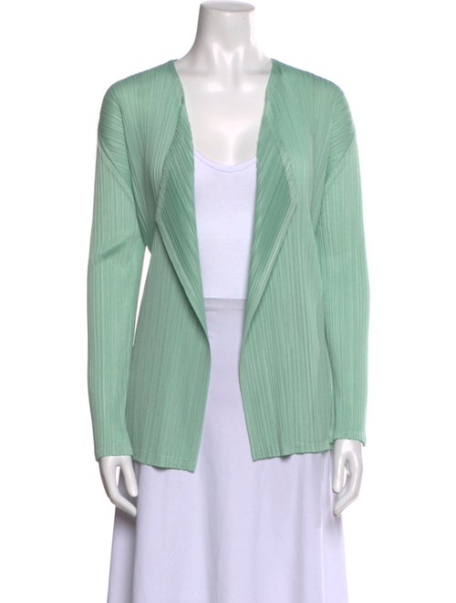 Pleats Please Issey Miyake Open Front Sweater