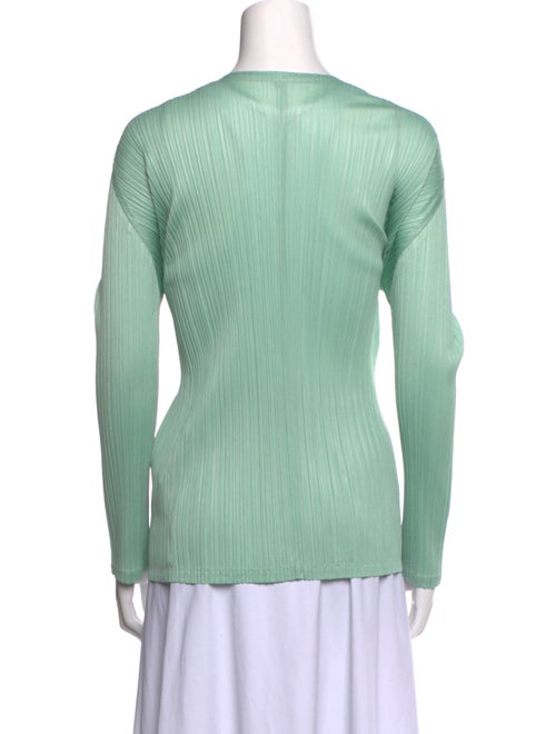 Pleats Please Issey Miyake Open Front Sweater