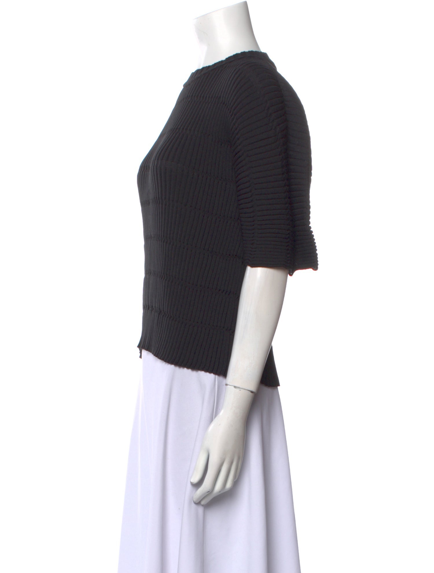 Pleats Please Issey Miyake Crew Neck Short Sleeve Top