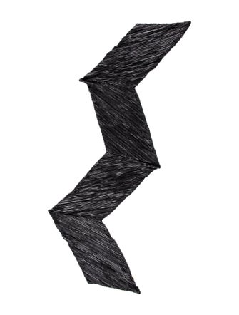 Pleats Please Issey Miyake Printed Scarf