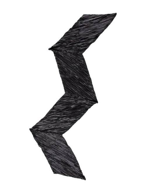Pleats Please Issey Miyake Printed Scarf