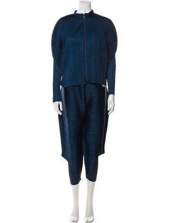 Pleats Please Issey Miyake Pleated Accents Short Set