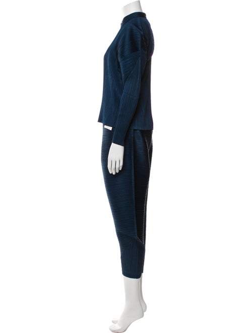 Pleats Please Issey Miyake Pleated Accents Short Set