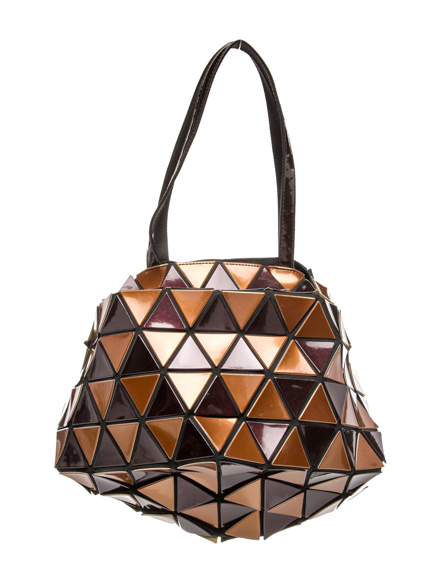 Pleats Please Issey Miyake PVC Top Handle Bag