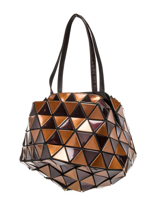 Pleats Please Issey Miyake PVC Top Handle Bag