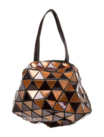 Pleats Please Issey Miyake PVC Top Handle Bag