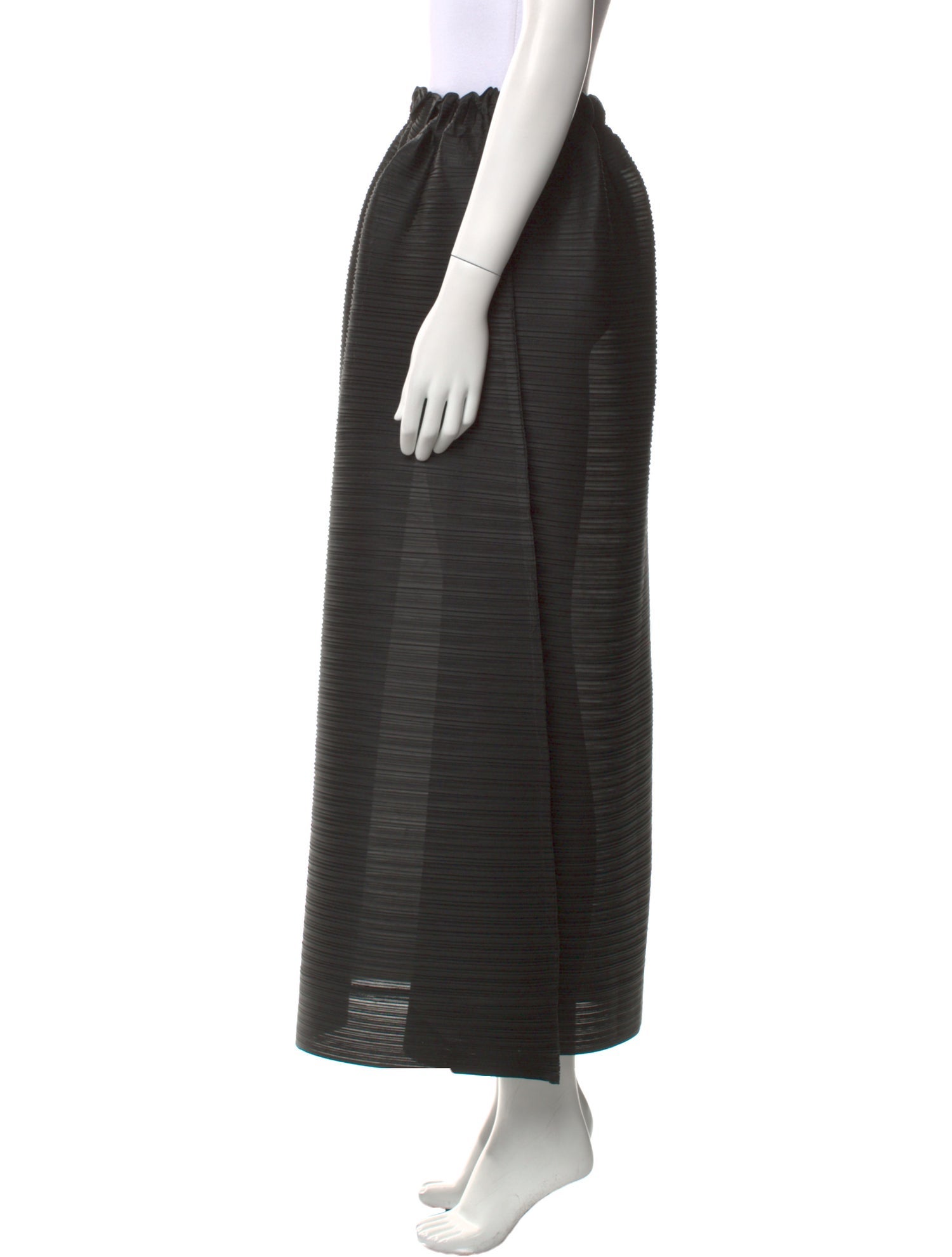 Pleats Please Issey Miyake Pleated Accents Knee-Length Skirt