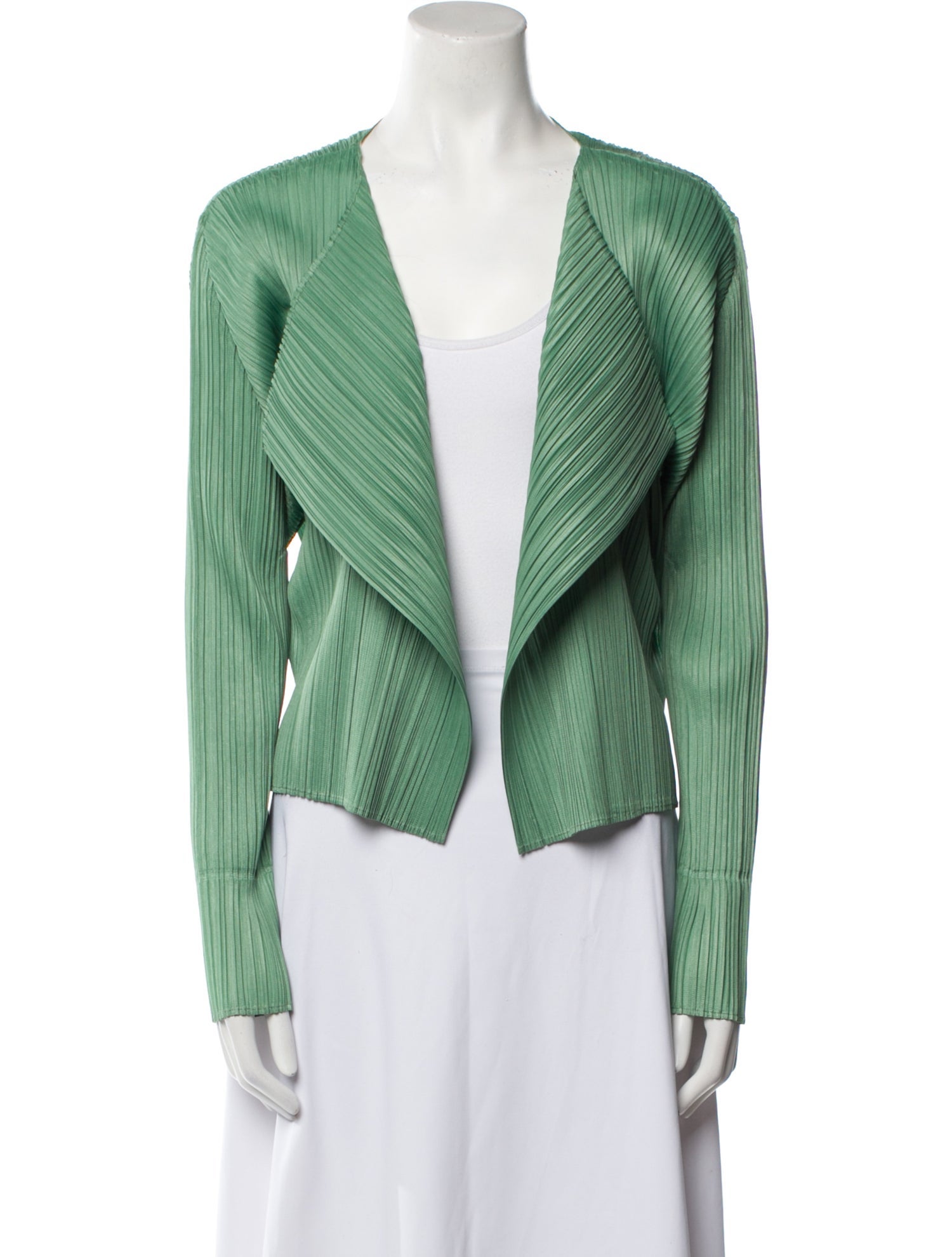 Pleats Please Issey Miyake Striped Evening Jacket