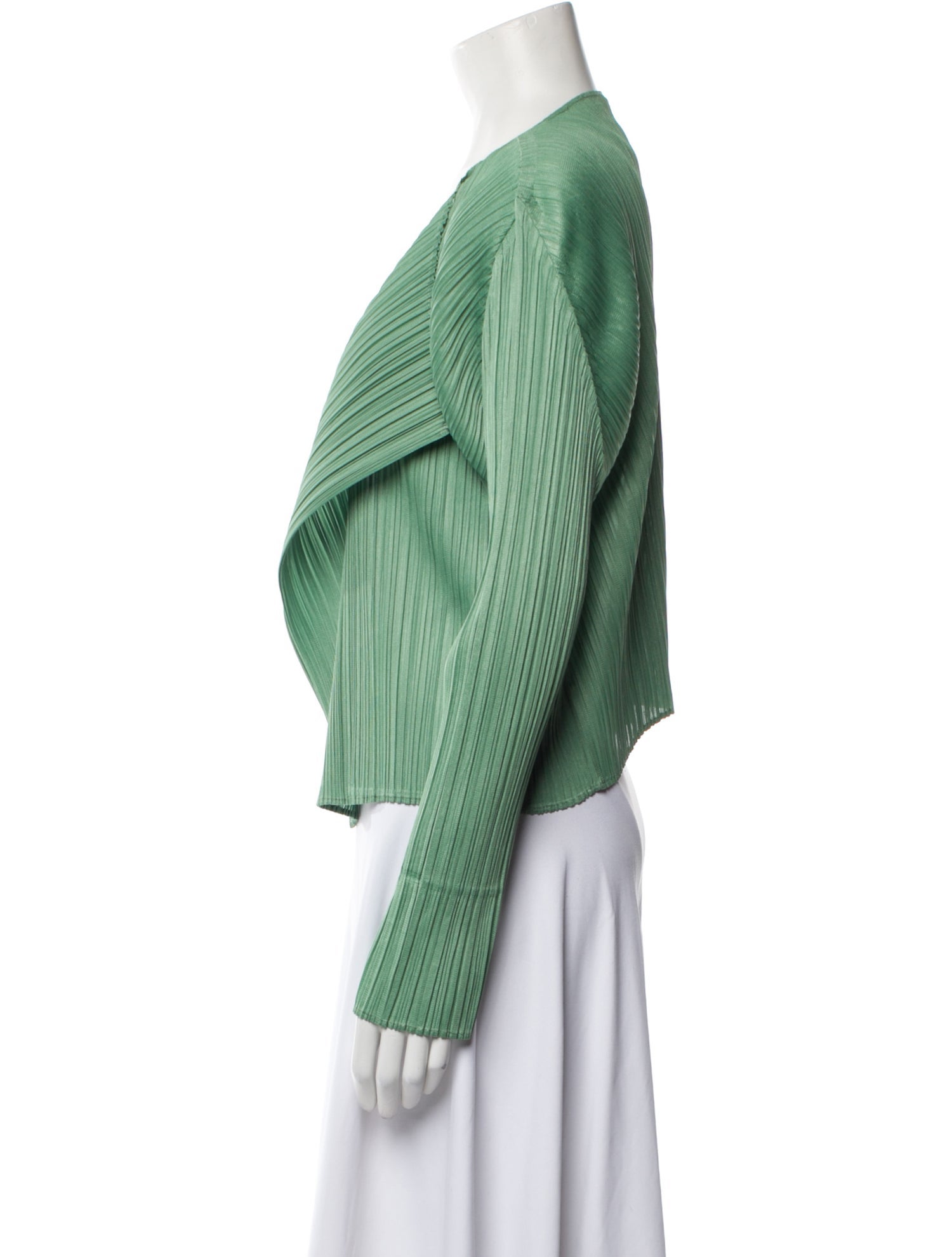 Pleats Please Issey Miyake Striped Evening Jacket