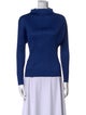 Pleats Please Issey Miyake Mock Neck Long Sleeve Top