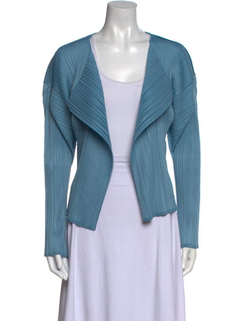 Pleats Please Issey Miyake Open Front Sweater