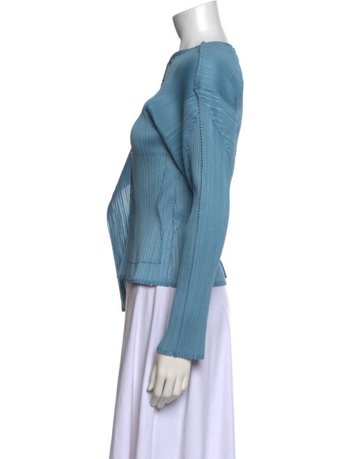 Pleats Please Issey Miyake Open Front Sweater