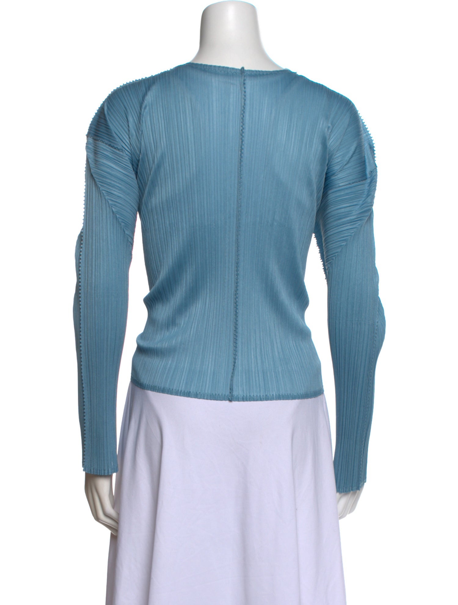 Pleats Please Issey Miyake Open Front Sweater