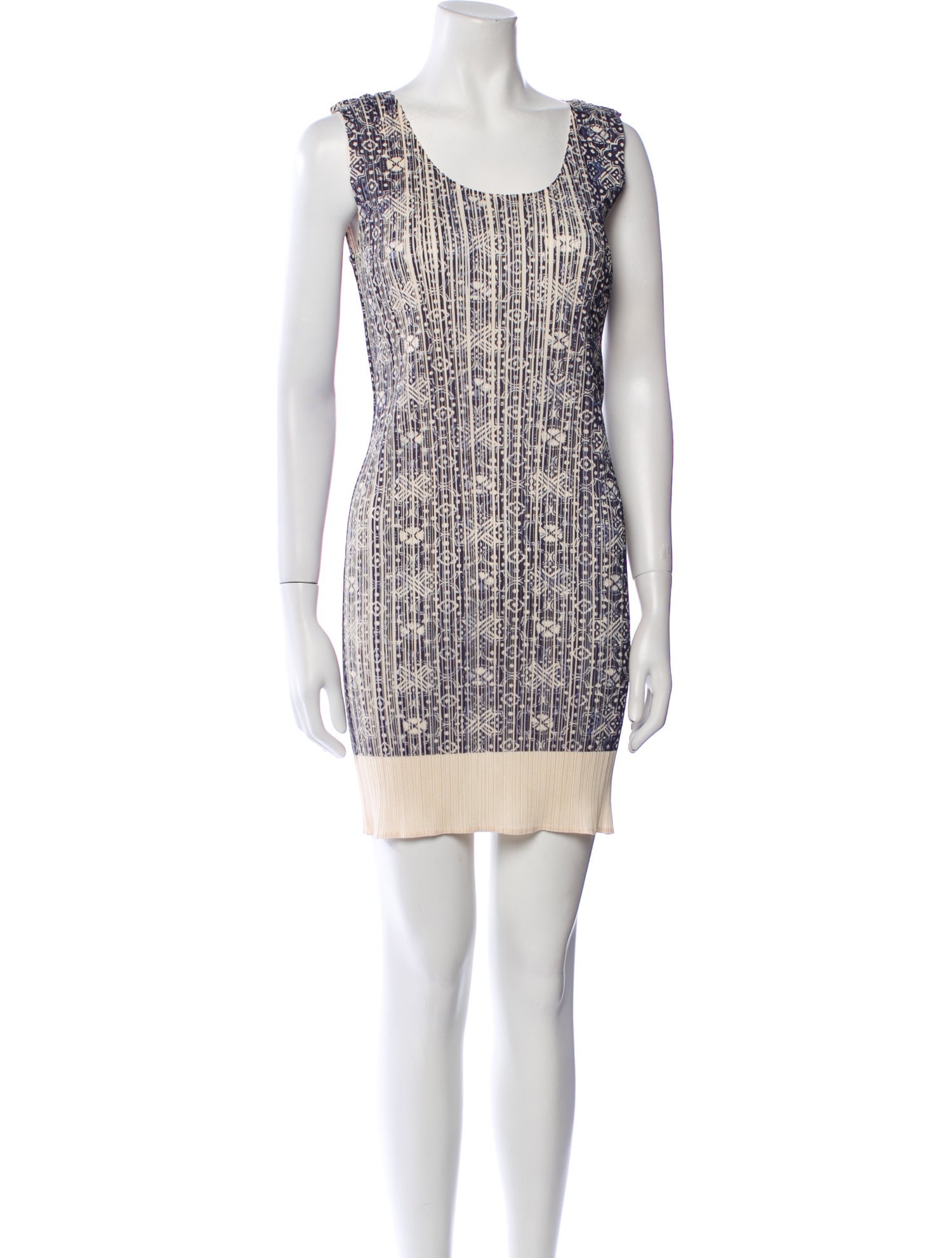 Pleats Please Issey Miyake Vintage Mini Dress