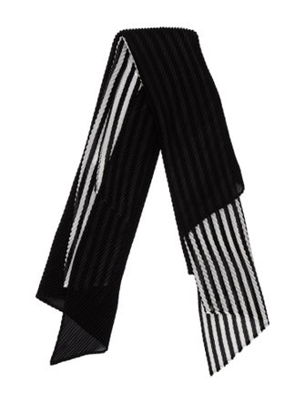 Pleats Please Issey Miyake Striped Scarf