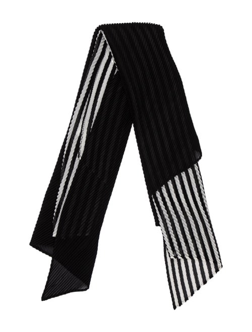 Pleats Please Issey Miyake Striped Scarf
