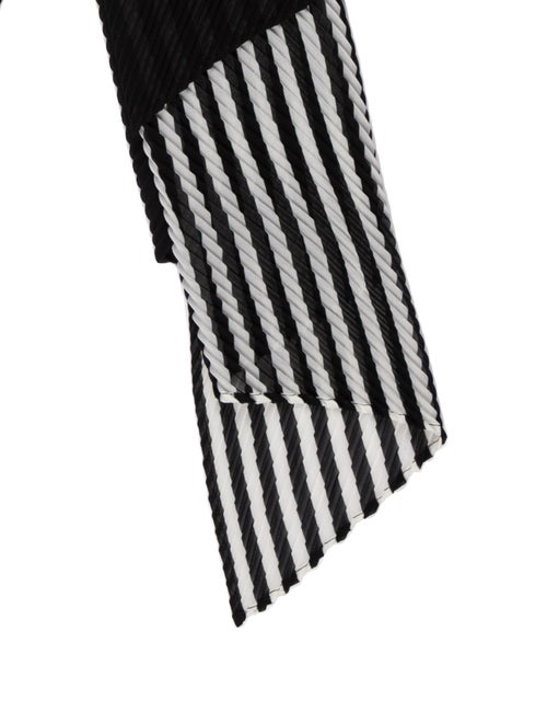Pleats Please Issey Miyake Striped Scarf