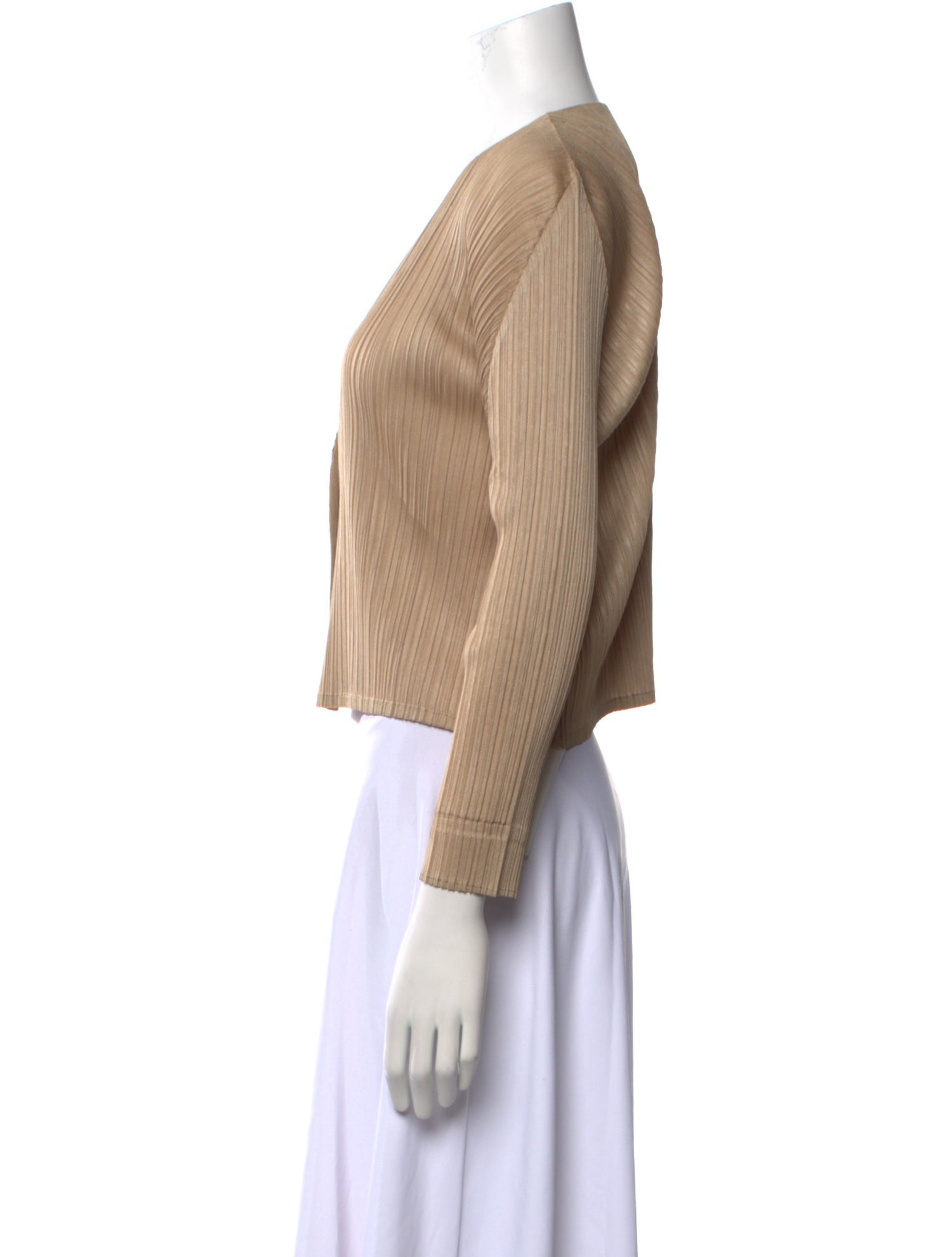 Pleats Please Issey Miyake 2021 V-Neck Sweater