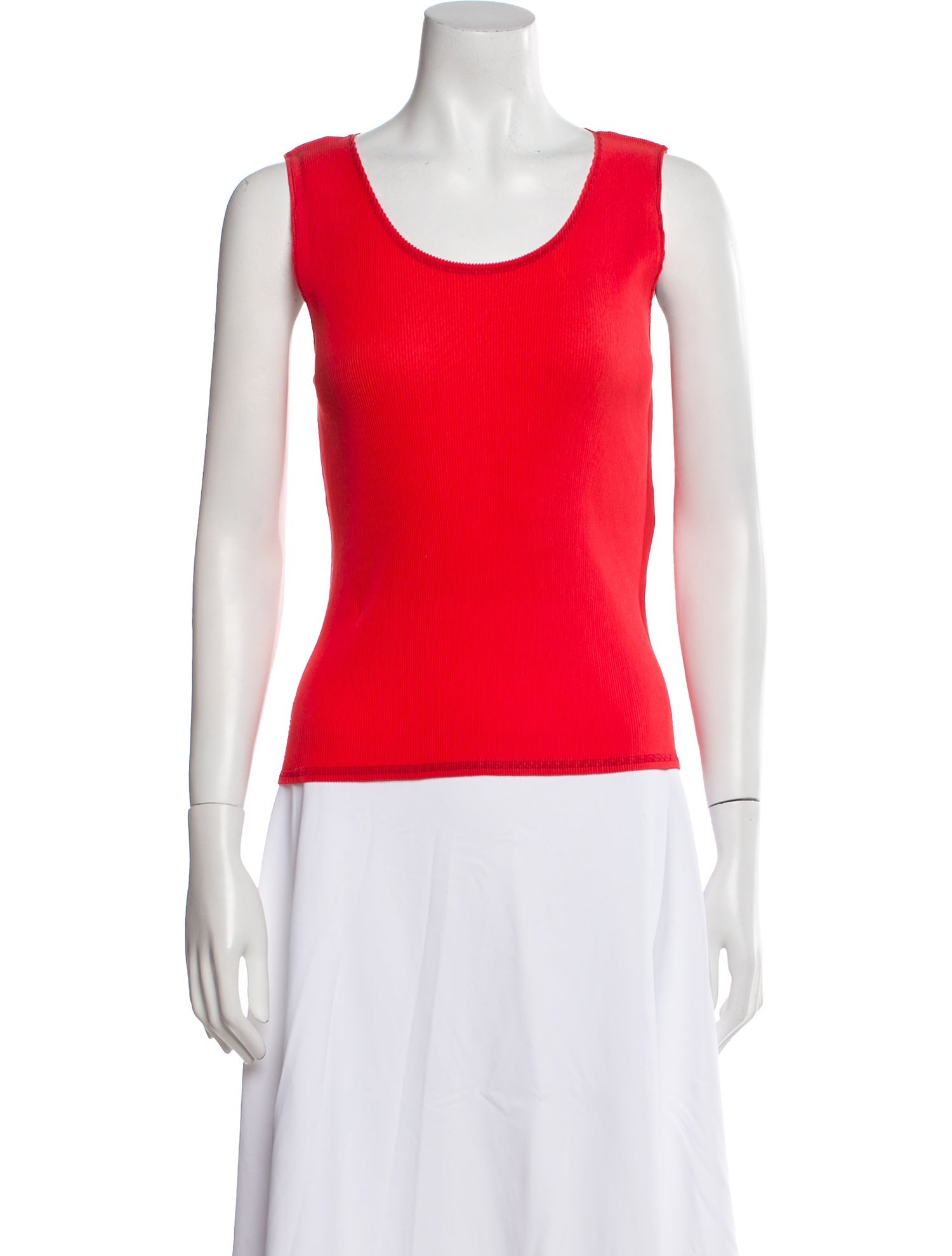 Pleats Please Issey Miyake 2012 Scoop Neck Top