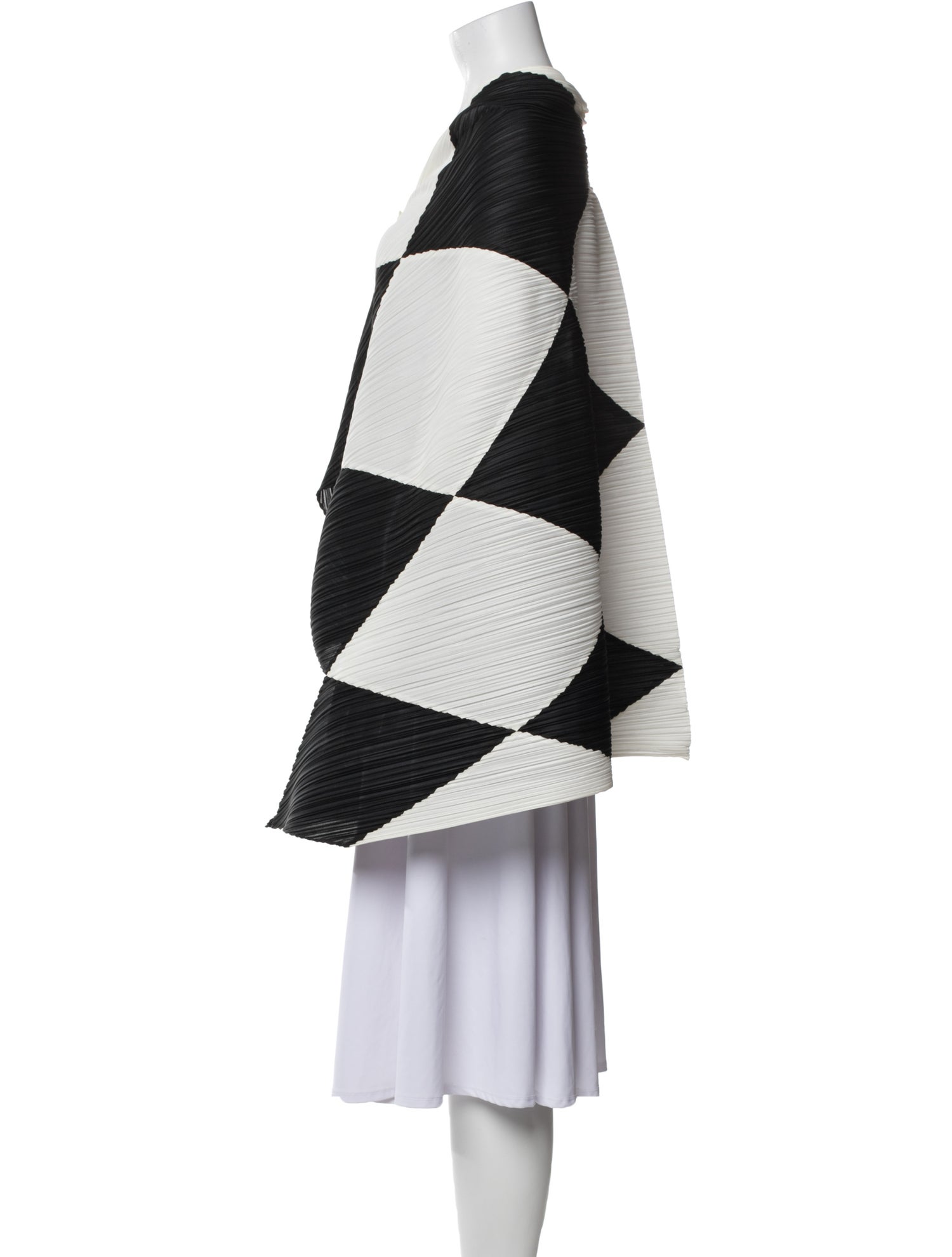 Pleats Please Issey Miyake Striped Jacket