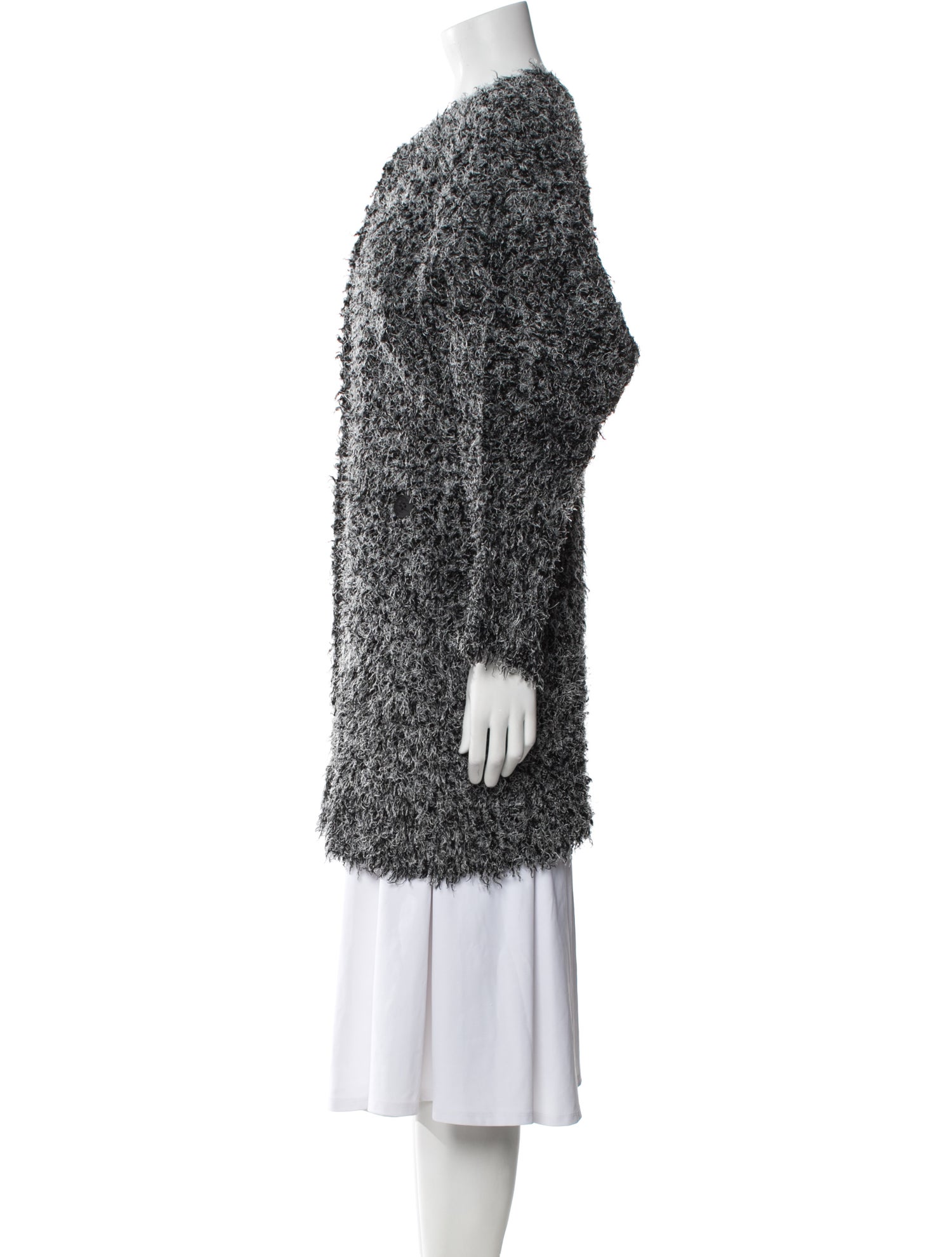 Pleats Please Issey Miyake Tweed Pattern Jacket