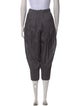 Pleats Please Issey Miyake Striped Straight Leg Pants