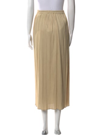 Pleats Please Issey Miyake Pleated Accents Midi Length Skirt