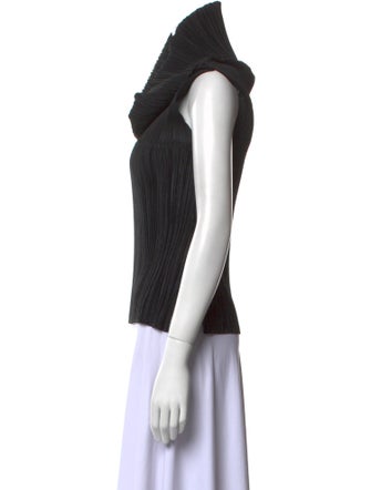 Pleats Please Issey Miyake Turtleneck Sleeveless Top