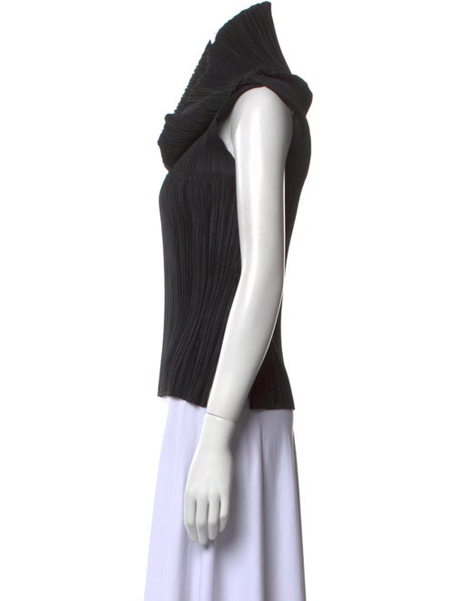 Pleats Please Issey Miyake Turtleneck Sleeveless Top