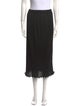 Pleats Please Issey Miyake Pleated Accents Midi Length Skirt
