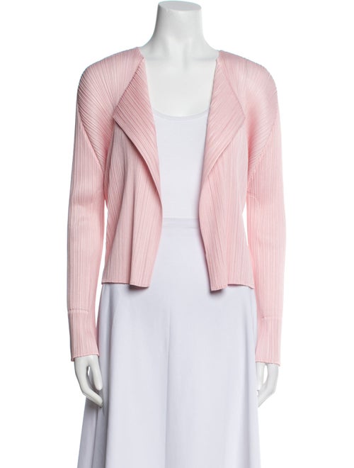 Pleats Please Issey Miyake Striped Evening Jacket