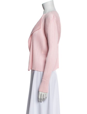 Pleats Please Issey Miyake Striped Evening Jacket