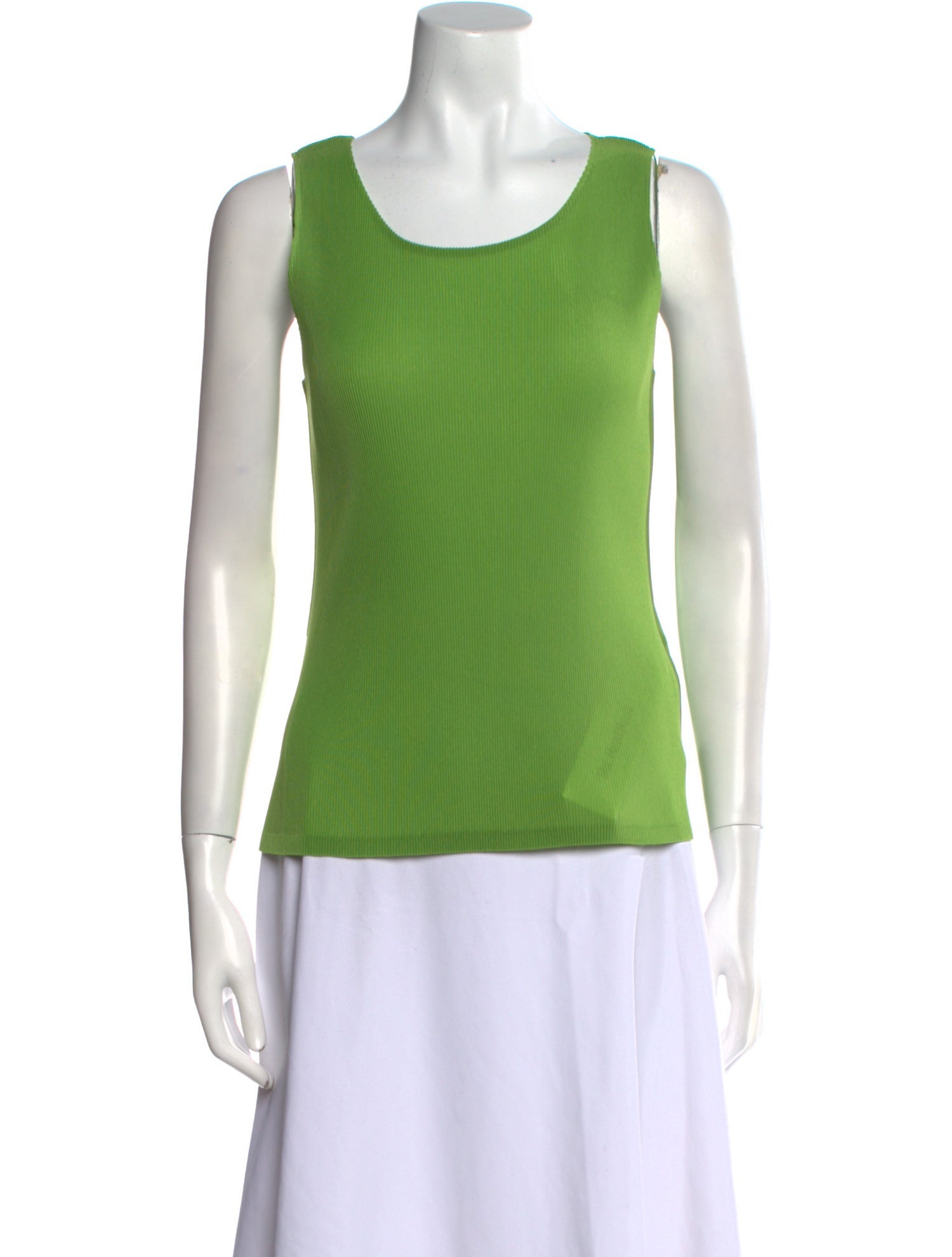 Pleats Please Issey Miyake Scoop Neck Sleeveless Top w/ Tags