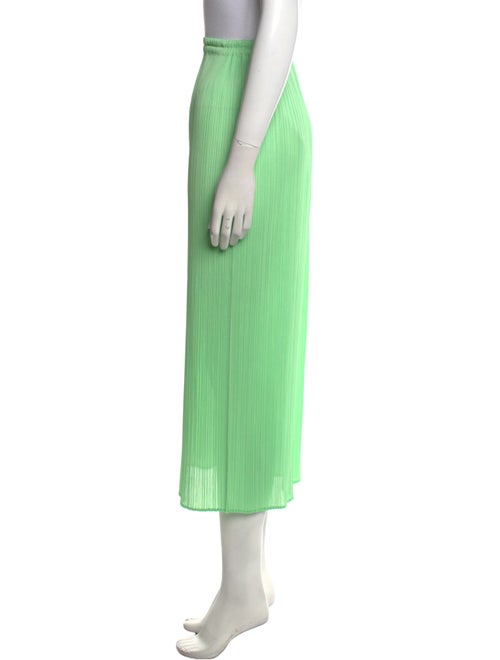 Pleats Please Issey Miyake Pleated Accents Midi Length Skirt