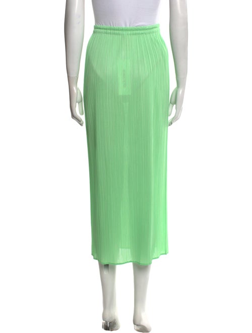 Pleats Please Issey Miyake Pleated Accents Midi Length Skirt