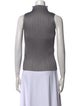 Pleats Please Issey Miyake Mock Neck Sleeveless Top