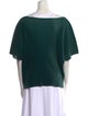 Pleats Please Issey Miyake Scoop Neck Short Sleeve Blouse
